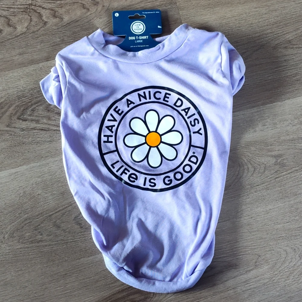 🆕Dog Life T-Shirt Sz L (20-40lbs) NWT